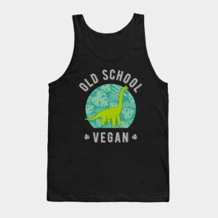 Old School Vegan Dinosaur Tank Top